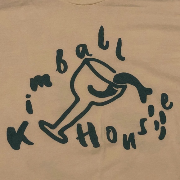 Kimball House T-Shirt with Wine Glass Design S - Picture 3 of 3